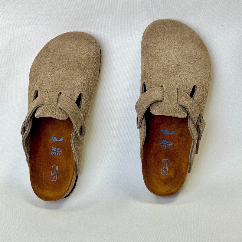 Унисекс мокасини с връх с капачка от естествена кожа, EVA подметка, дебелина на подметката 3–5 cm, лепена конструкция