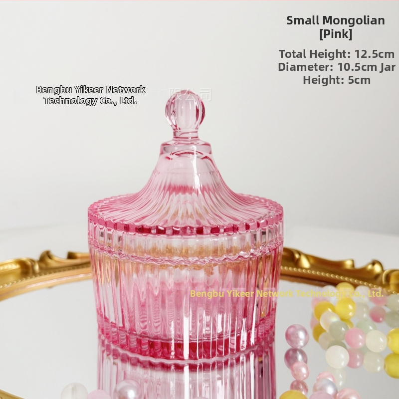 Isol Γυάλινο κουτί αποθήκευσης γραφείου, μοντέλο 0033, προστασία από τη σκόνη, καπάκι με διαμερίσματα