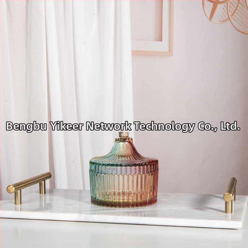 Isol Γυάλινο κουτί αποθήκευσης γραφείου, μοντέλο 0033, προστασία από τη σκόνη, καπάκι με διαμερίσματα