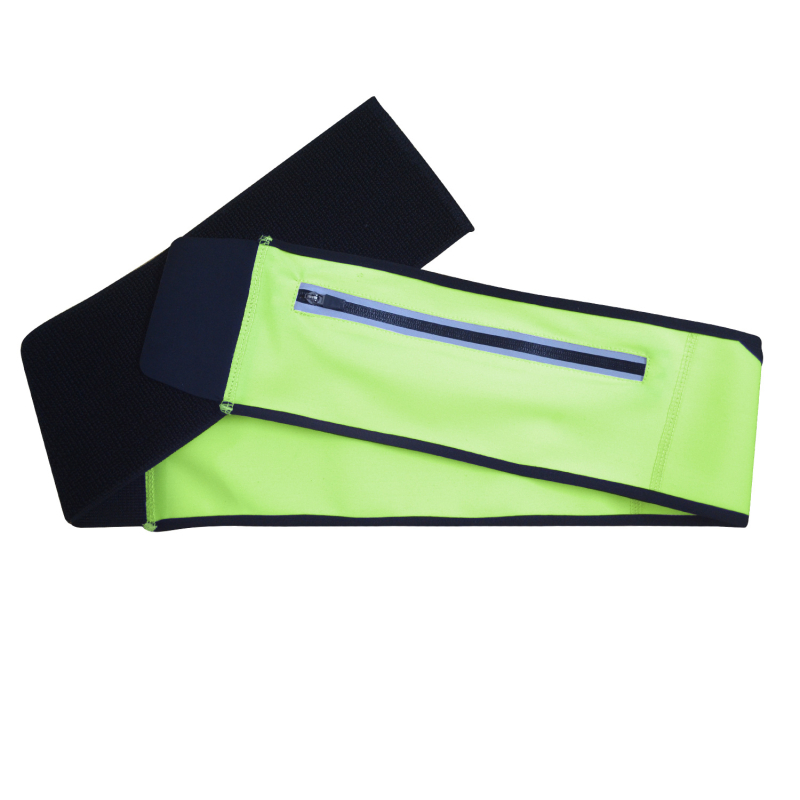 Geantă de talie sport, impermeabilă, Lycra, căptușită cu poliester, pentru activități în aer liber