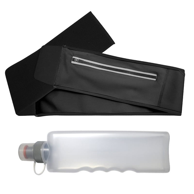 Geantă de talie sport, impermeabilă, Lycra, căptușită cu poliester, pentru activități în aer liber