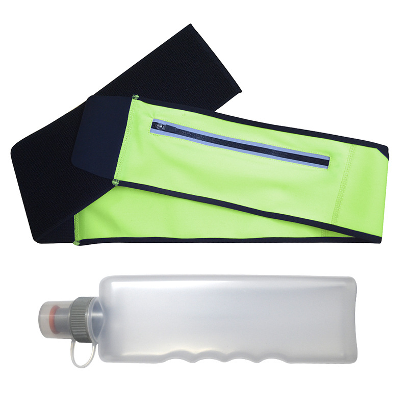 Geantă de talie sport, impermeabilă, Lycra, căptușită cu poliester, pentru activități în aer liber