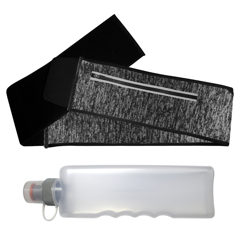 Geantă de talie sport, impermeabilă, Lycra, căptușită cu poliester, pentru activități în aer liber