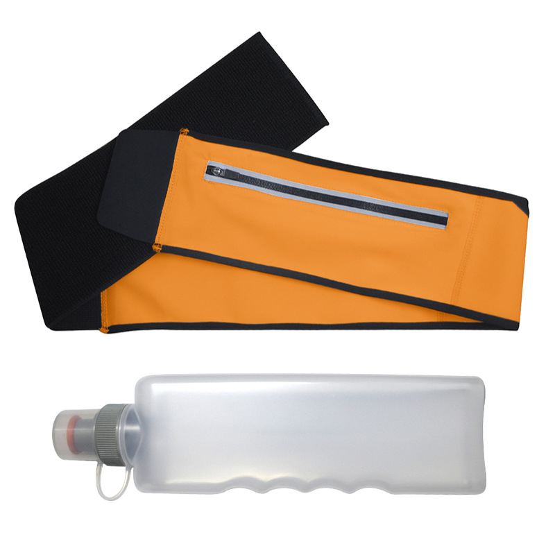 Geantă de talie sport, impermeabilă, Lycra, căptușită cu poliester, pentru activități în aer liber