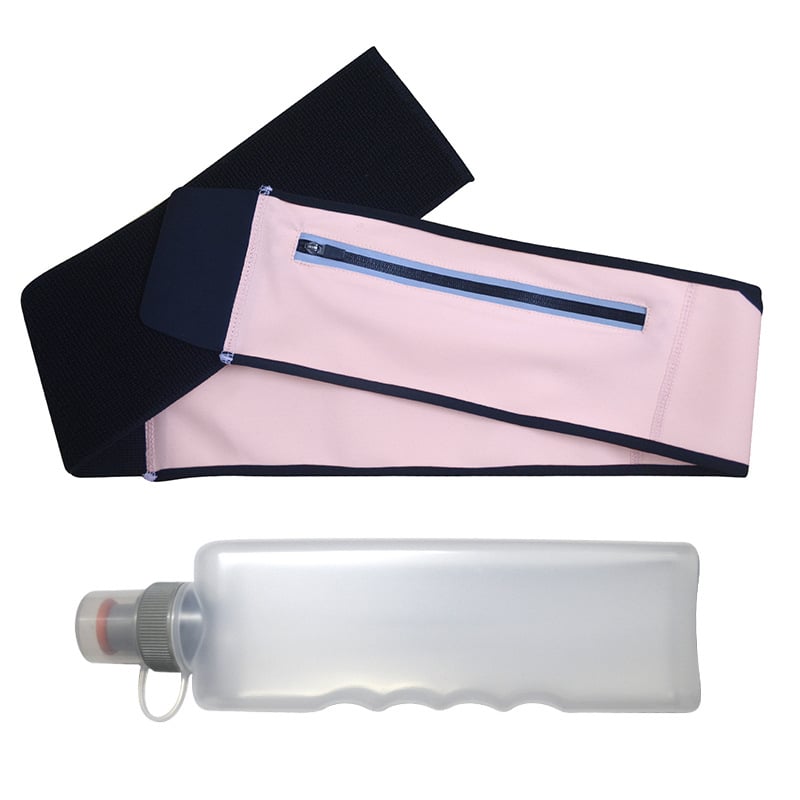 Geantă de talie sport, impermeabilă, Lycra, căptușită cu poliester, pentru activități în aer liber