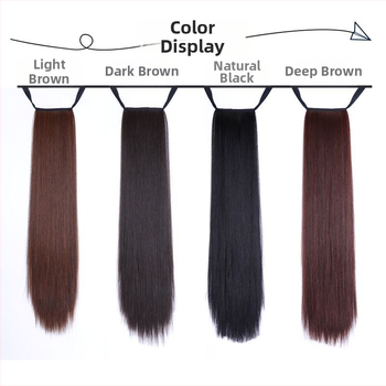 Perucă cu coadă - fascicule de păr, model Guifuya Horse Tail, sârmă de înaltă temperatură, mecanism, pentru femei