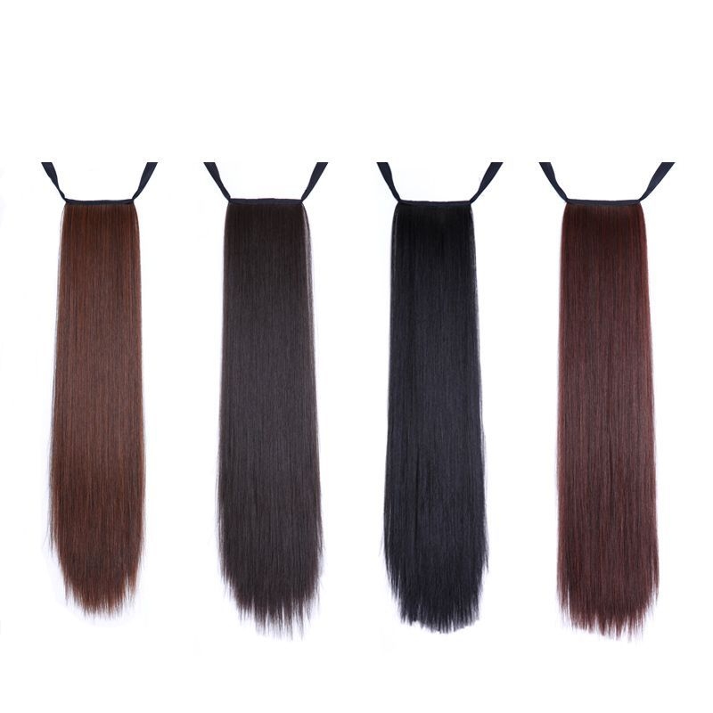 Perucă cu coadă - fascicule de păr, model Guifuya Horse Tail, sârmă de înaltă temperatură, mecanism, pentru femei