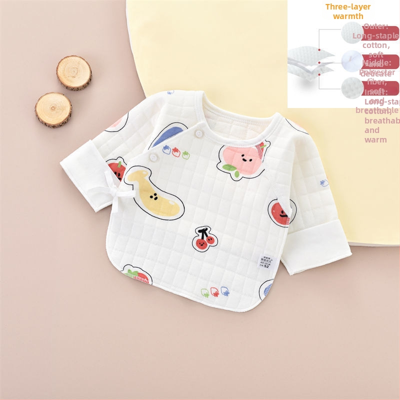 Βρεφικό τοπ από βαμβάκι με βελουδωμένη επεξεργασία, V-λαιμόκοψη, 95–100% βαμβάκι, από 0–12 μηνών, για όλες τις εποχές