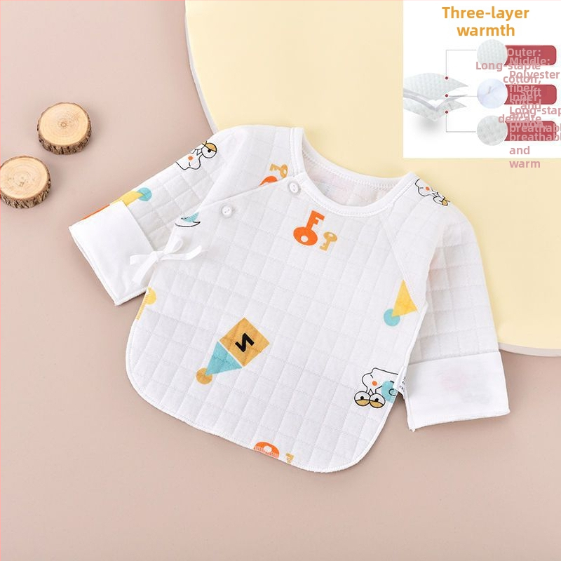 Βρεφικό τοπ από βαμβάκι με βελουδωμένη επεξεργασία, V-λαιμόκοψη, 95–100% βαμβάκι, από 0–12 μηνών, για όλες τις εποχές