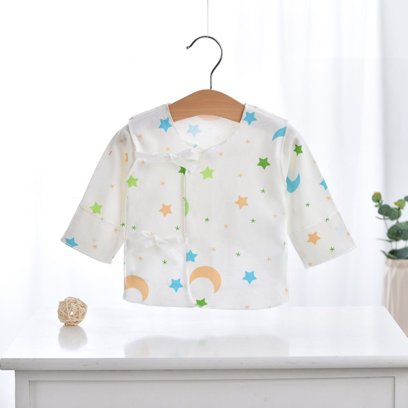 Βρεφικό τοπ από βαμβάκι με βελουδωμένη επεξεργασία, V-λαιμόκοψη, 95–100% βαμβάκι, από 0–12 μηνών, για όλες τις εποχές