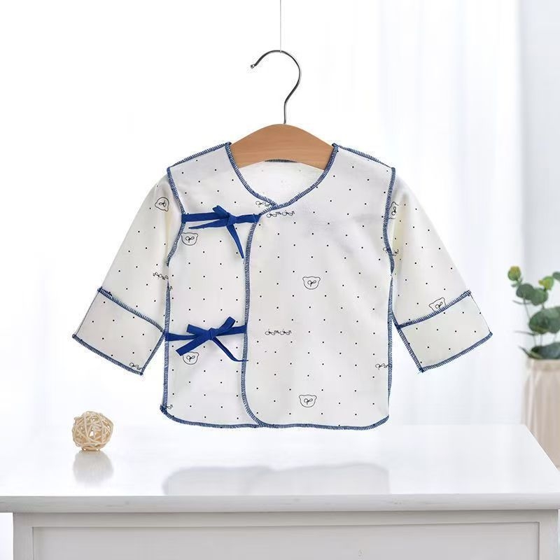 Βρεφικό τοπ από βαμβάκι με βελουδωμένη επεξεργασία, V-λαιμόκοψη, 95–100% βαμβάκι, από 0–12 μηνών, για όλες τις εποχές