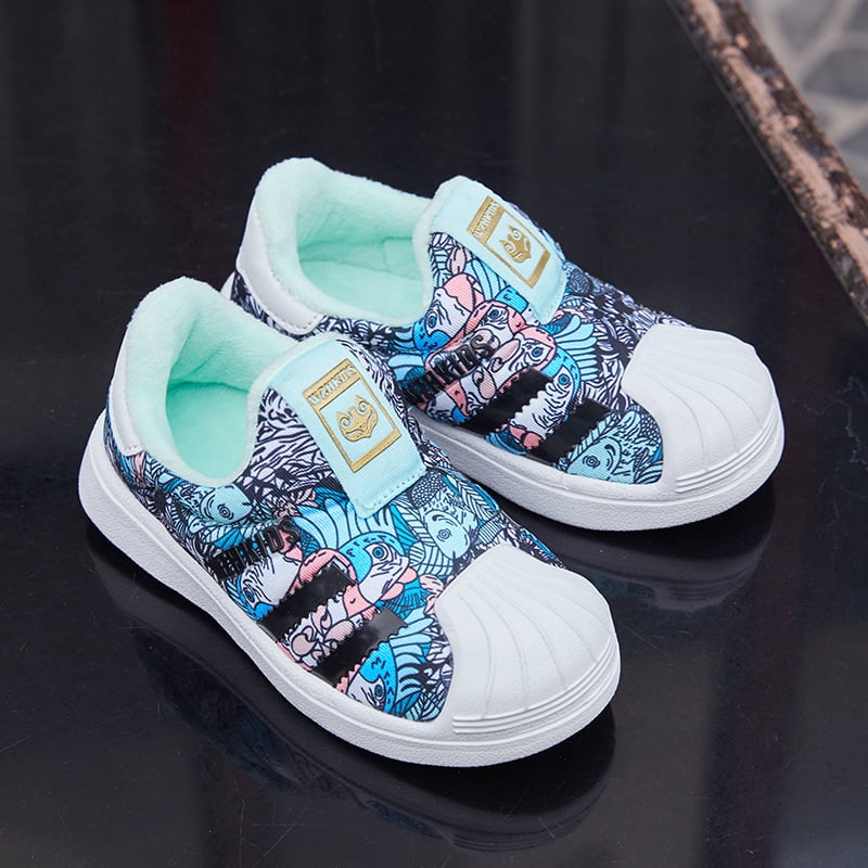 Gyerekeknek platform tornacipő – fleece béléssel, slip-on kialakítás, hálós felsőrész, uniszex, kompozit talp