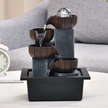 Десктоп фонтан украса – Смола – Лаконичен и модерен стил