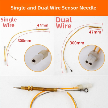 Медна иглена термопара-сонда с корпус на електромагнитен клапан — Neck Strength, модерен стил, без сертифициране