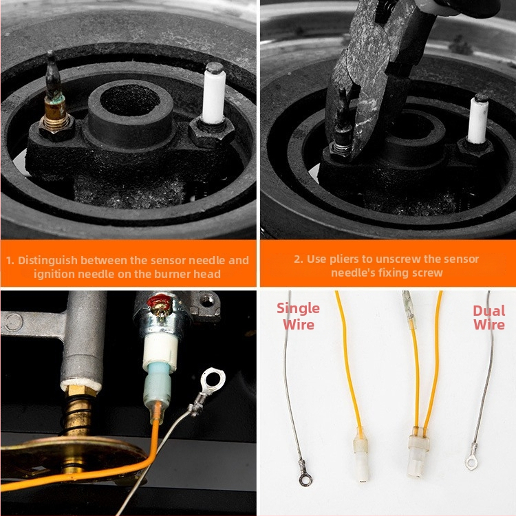 Meďová ihlová teplovodná sonda – telo elektromagnetického ventilu, moderný minimalistický dizajn, bez certifikácie