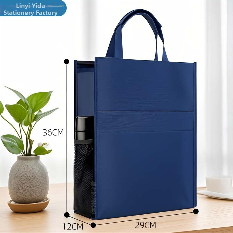 Nothing Τσάντα Αρχείων Χειρός από Oxford Ύφασμα, Με Φερμουάρ, Τρισδιάστατος Σχεδιασμός