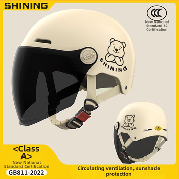 Κράνος για ηλεκτρικό ποδήλατο, ABS περίβλημα, 3C πιστοποιημένο, unisex ημι-κράνος, προστασία από τον ήλιο για όλες τις εποχές