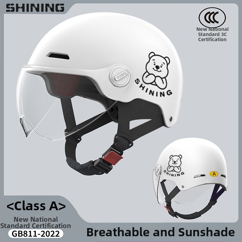 Κράνος για ηλεκτρικό ποδήλατο, ABS περίβλημα, 3C πιστοποιημένο, unisex ημι-κράνος, προστασία από τον ήλιο για όλες τις εποχές