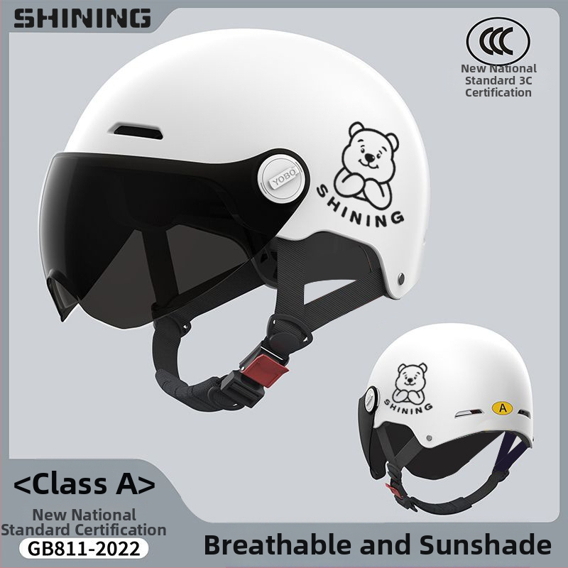 Κράνος για ηλεκτρικό ποδήλατο, ABS περίβλημα, 3C πιστοποιημένο, unisex ημι-κράνος, προστασία από τον ήλιο για όλες τις εποχές