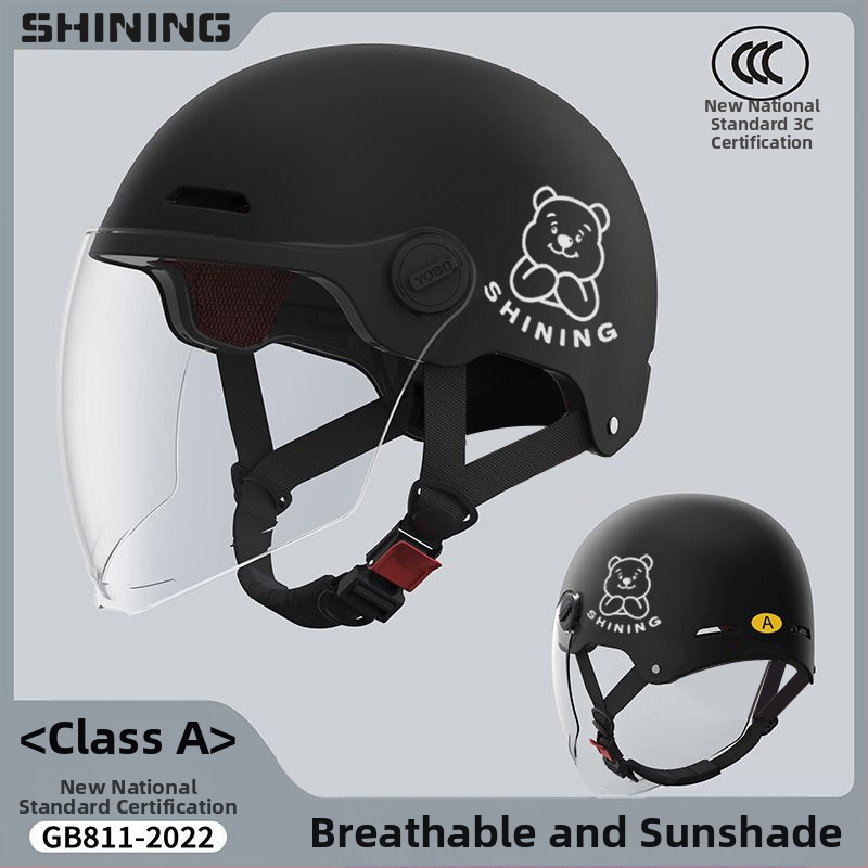 Κράνος για ηλεκτρικό ποδήλατο, ABS περίβλημα, 3C πιστοποιημένο, unisex ημι-κράνος, προστασία από τον ήλιο για όλες τις εποχές