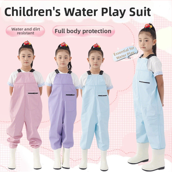 Detský nepremokavý jednodielny overal pre vodné hry — priedušný, rýchloschnúci, odolný voči opotrebeniu, unisex, na rybolov a kúpanie