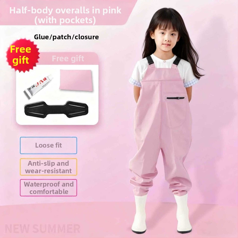Detský nepremokavý jednodielny overal pre vodné hry — priedušný, rýchloschnúci, odolný voči opotrebeniu, unisex, na rybolov a kúpanie