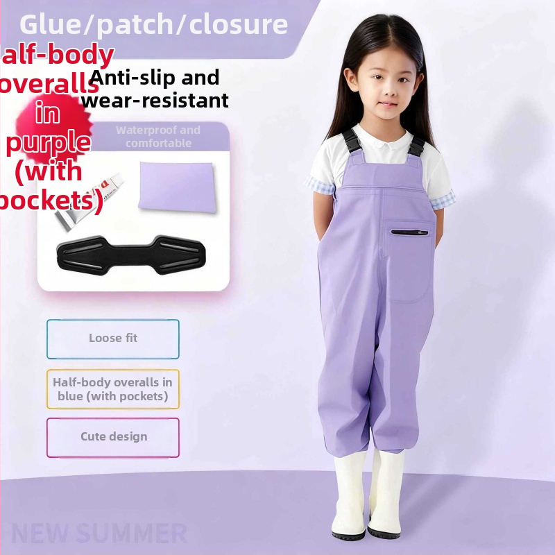 Detský nepremokavý jednodielny overal pre vodné hry — priedušný, rýchloschnúci, odolný voči opotrebeniu, unisex, na rybolov a kúpanie