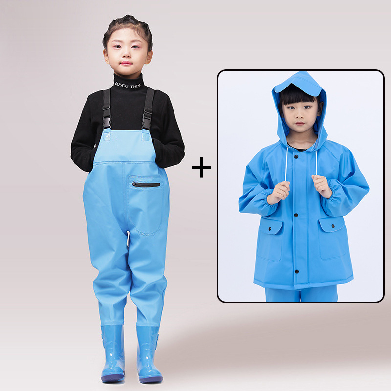 Detský nepremokavý jednodielny overal pre vodné hry — priedušný, rýchloschnúci, odolný voči opotrebeniu, unisex, na rybolov a kúpanie