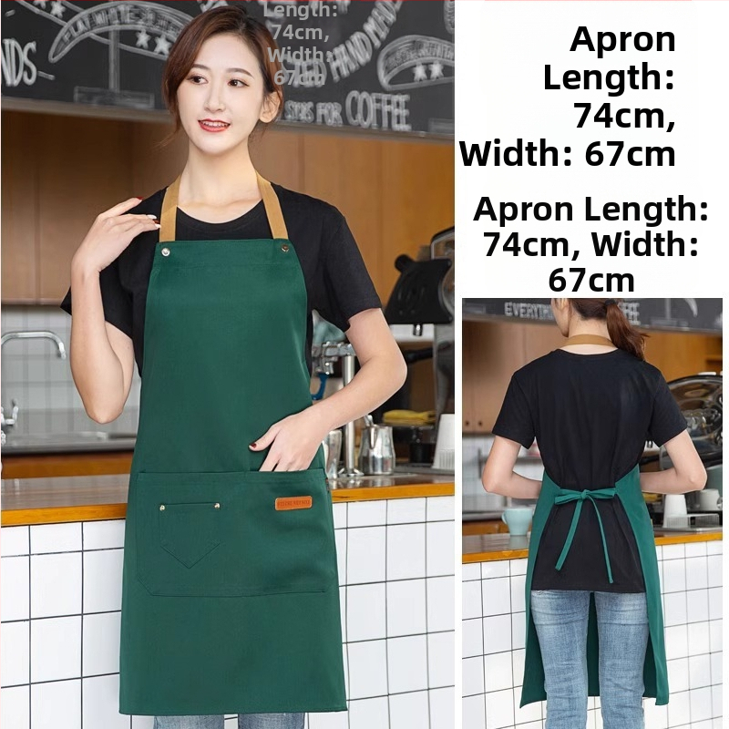 Безръкав фартук за обществено хранене, антизамърсяващ, 100% памук, корейски стил, за възрастни