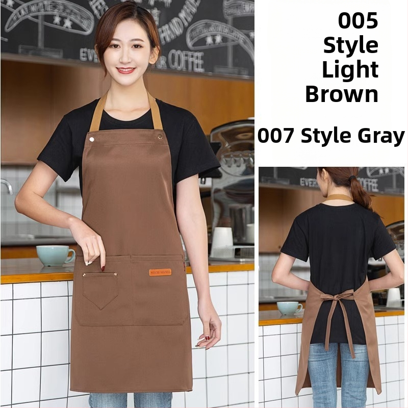 Безръкав фартук за обществено хранене, антизамърсяващ, 100% памук, корейски стил, за възрастни