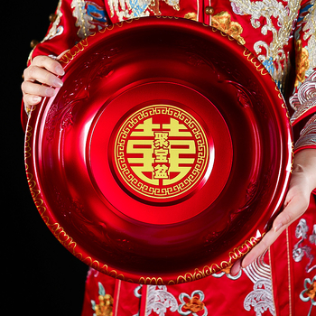 Svadbeni umivaonik set – nehrđajući čelik 201, marka Fei Xun Fei, svadbena dekoracija, otisak Happy word