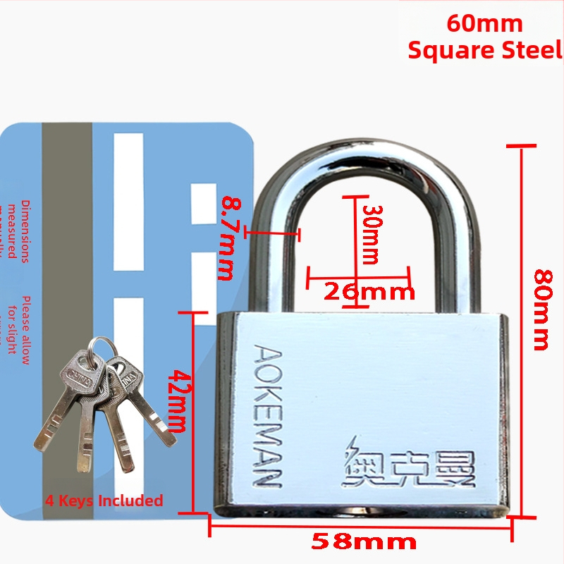 Blade visací zámok na dvere | Železné telo | Oakman | Domáce použitie | Moderný štýl