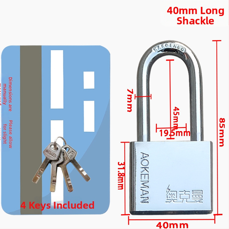 Blade visací zámok na dvere | Železné telo | Oakman | Domáce použitie | Moderný štýl
