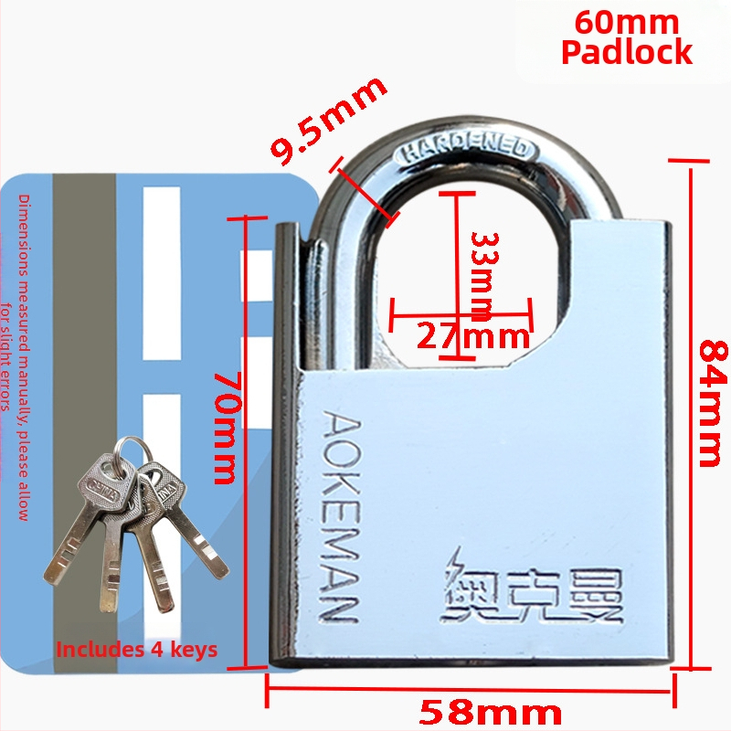 Blade visací zámok na dvere | Železné telo | Oakman | Domáce použitie | Moderný štýl