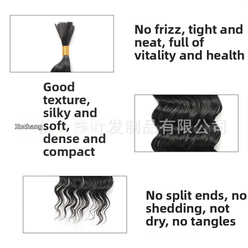 Perucă tip coadă de cal, pachet păr, fibre sintetice rezistente la căldură, mecanism de construcție, model Xiaowendeep, origine Xuchang