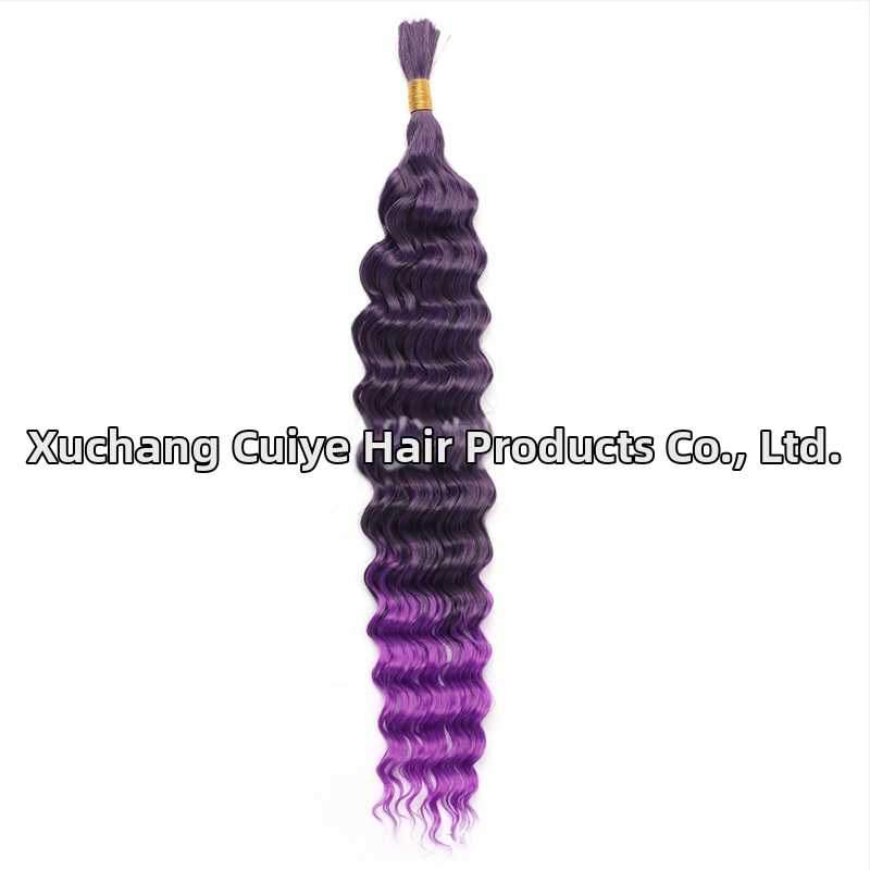 Perucă tip coadă de cal, pachet păr, fibre sintetice rezistente la căldură, mecanism de construcție, model Xiaowendeep, origine Xuchang