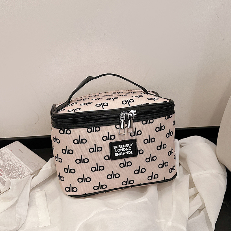 Geantă de depozitare pentru cosmetice, geantă de voiaj portabilă impermeabilă, cu capacitate mare, pliabilă cu fermoar