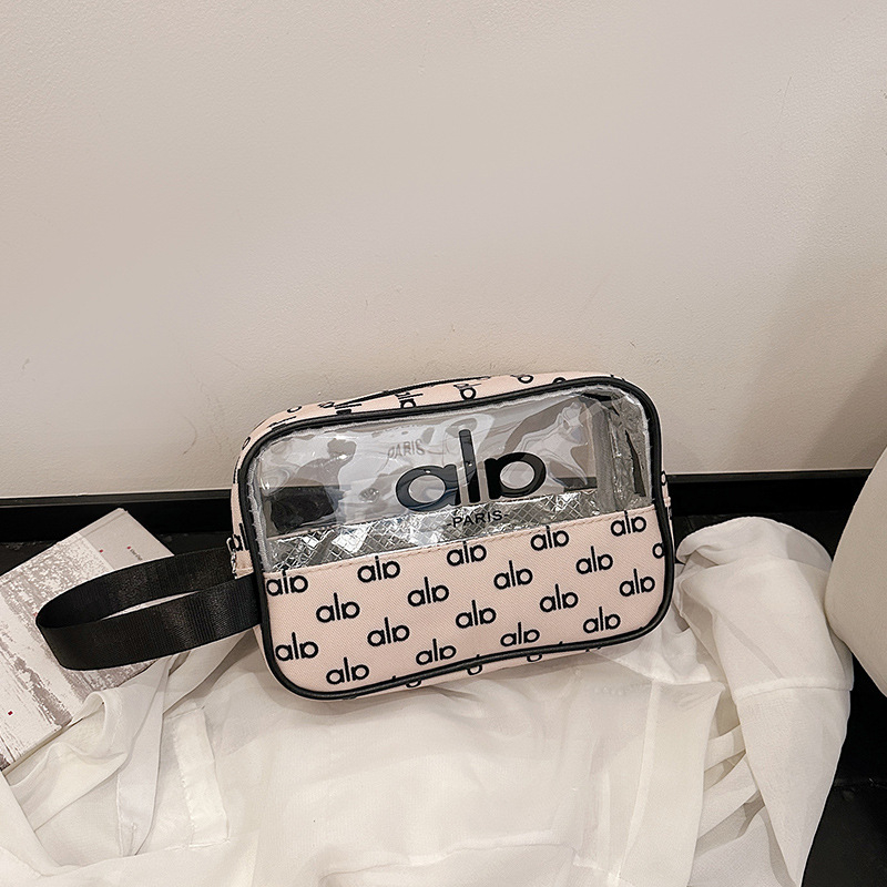 Geantă de depozitare pentru cosmetice, geantă de voiaj portabilă impermeabilă, cu capacitate mare, pliabilă cu fermoar