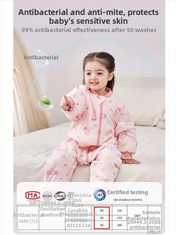 Υπνόσακος για μωρά και νήπια, χωρίς μανίκια, παχύ γέμισμα από πολυεστερικές ίνες και ίνες σόγιας, σχέδιο με ξεχωριστά πόδια, αντιβακτηριδιακός, μεταλλικό φερμουάρ, για φθινόπωρο-χειμώνα