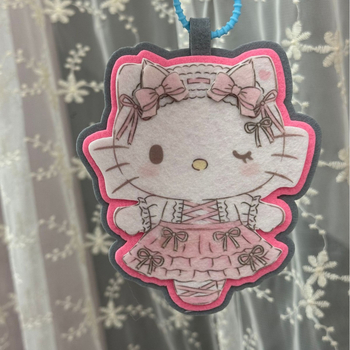 Διακοσμητικό για τσάντα με μοτίβο γατάκι καρτούν, ύφασμα, τεχνολογία θερμής συγκόλλησης, πρωτότυπος σχεδιασμός, φθινόπωρο 2025