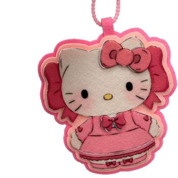 Διακοσμητικό για τσάντα με μοτίβο γατάκι καρτούν, ύφασμα, τεχνολογία θερμής συγκόλλησης, πρωτότυπος σχεδιασμός, φθινόπωρο 2025