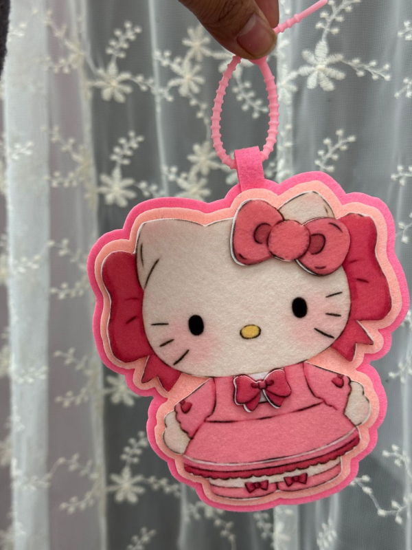 Διακοσμητικό για τσάντα με μοτίβο γατάκι καρτούν, ύφασμα, τεχνολογία θερμής συγκόλλησης, πρωτότυπος σχεδιασμός, φθινόπωρο 2025