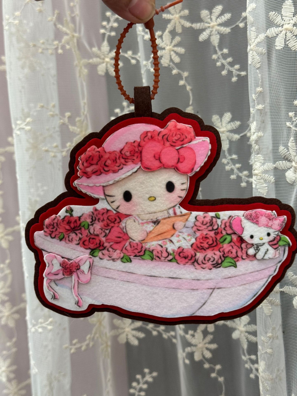 Διακοσμητικό για τσάντα με μοτίβο γατάκι καρτούν, ύφασμα, τεχνολογία θερμής συγκόλλησης, πρωτότυπος σχεδιασμός, φθινόπωρο 2025