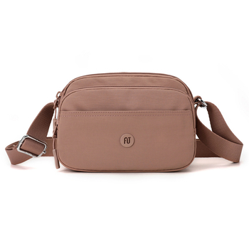 Aotian crossbody torba od Oxford platna — kvadratnog oblika, otvor na zip, unutarnji džep sa zipom, s jednim remenom za ramena, kod proizvoda 37031