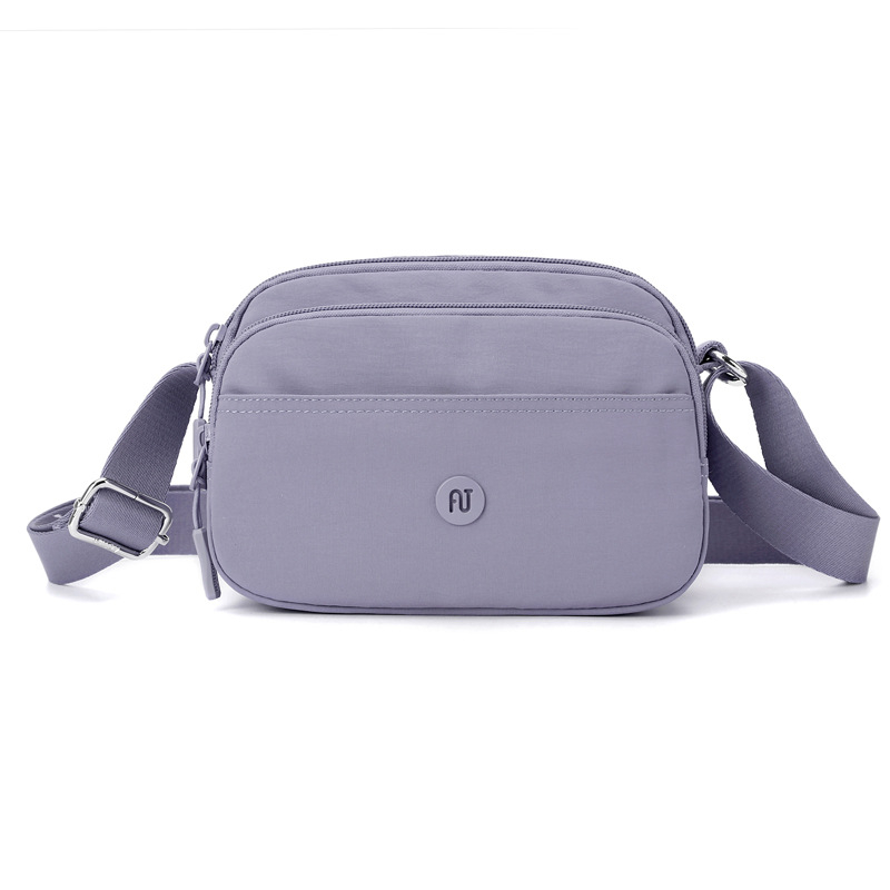 Aotian crossbody torba od Oxford platna — kvadratnog oblika, otvor na zip, unutarnji džep sa zipom, s jednim remenom za ramena, kod proizvoda 37031