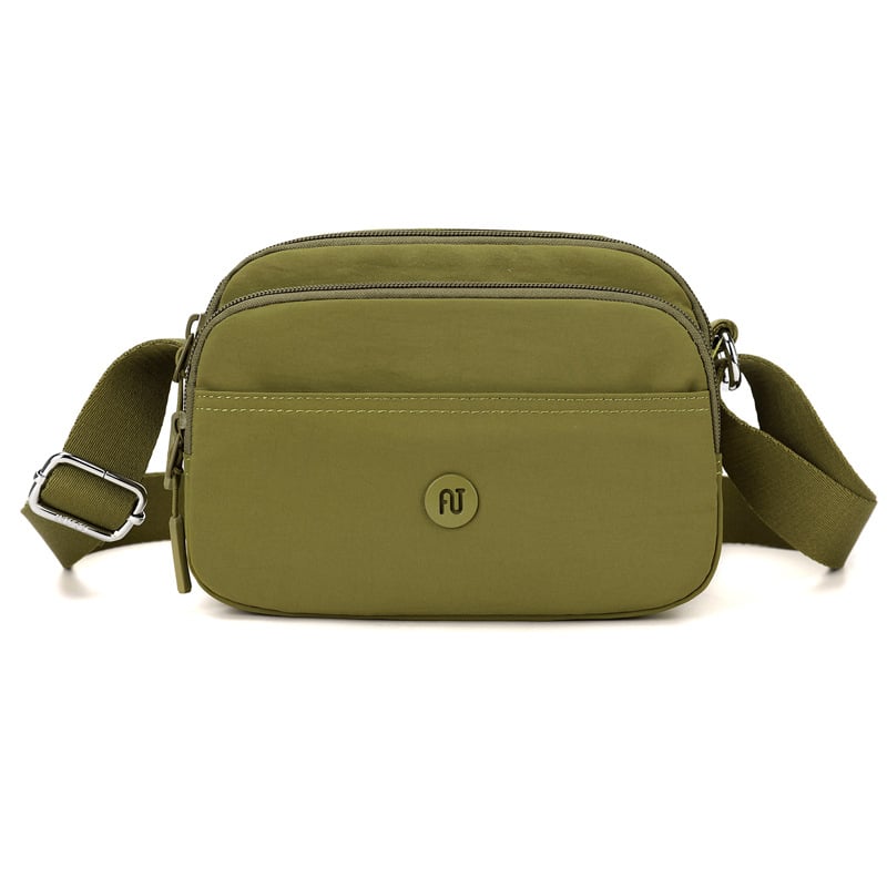 Aotian crossbody torba od Oxford platna — kvadratnog oblika, otvor na zip, unutarnji džep sa zipom, s jednim remenom za ramena, kod proizvoda 37031