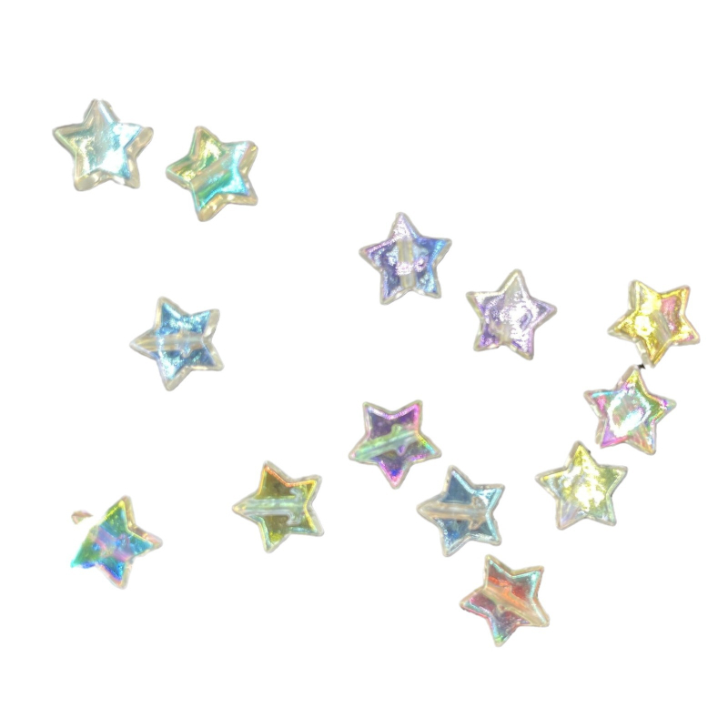 DIY βραχιόλι με πεντάκτινο αστέρι σε χρωμιωμένο φινίρισμα, αλυσίδα για κινητό με ακρυλικά χάντρες, ηλεκτροπλακωμένο φινίρισμα, μεγάλο μέγεθος, στυλ διαδικτυακής διασημότητας