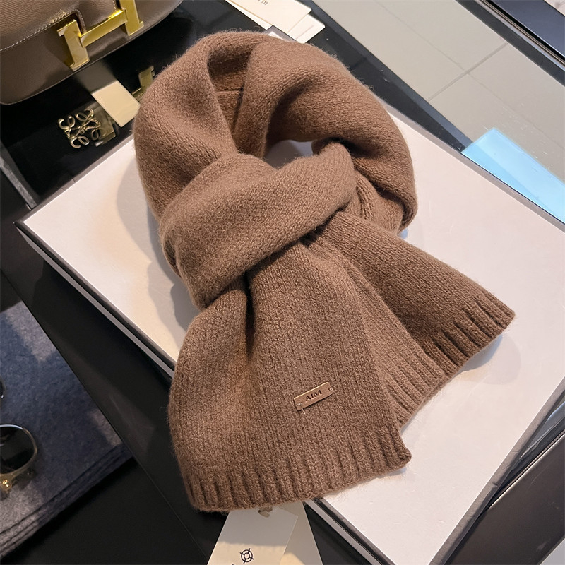 Xunyi Φουλάρι γυναικών από 100% φυσική μαλλί — Warp-knit, χειμερινή ζεστασιά, κομψό αστικό στυλ