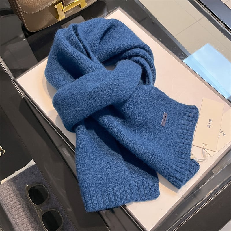 Xunyi Φουλάρι γυναικών από 100% φυσική μαλλί — Warp-knit, χειμερινή ζεστασιά, κομψό αστικό στυλ