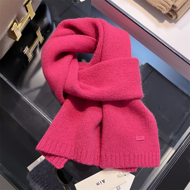 Xunyi Φουλάρι γυναικών από 100% φυσική μαλλί — Warp-knit, χειμερινή ζεστασιά, κομψό αστικό στυλ